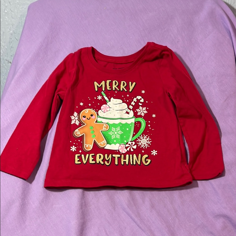 5 for $10 💜 The Children’s Place Christmas shirt size 12-18 months
